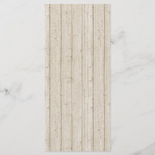 Flèches Rustiques Boho & Menu Mariage Floral (Dos)