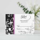 Flèches traditionnelles | Carte RSVP de mariage (Debout devant)