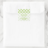 Flèches Tribales vertes Sauvez les stickers Date (Sac)