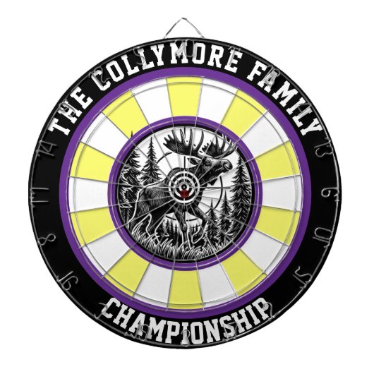 Fléchettes Art cible de la forêt de Moose Precision (Devant)