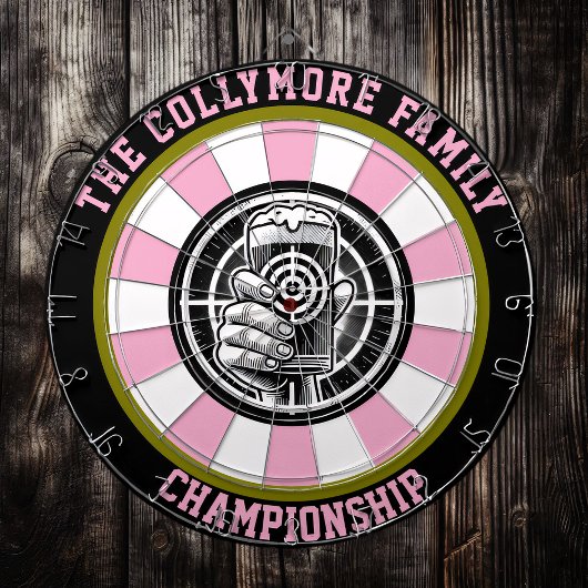 Fléchettes Art du pavillon cible de bière Bold