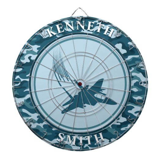 Fléchettes Avion de combat et Cible de flechettes Camo (Devant)