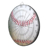 Fléchettes Baseball blanc avec Cible de flechettes Red Stitch (Devant droit)