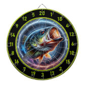 Fléchettes Bass Adventure Capturée sur Cible de flechettes (Devant)