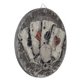 Fléchettes Casino de crâne de cartes de jeu d'as de Wellcoda (Devant gauche)