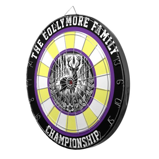 Fléchettes Cerf dans la cible de précision de la forêt (Devant droit)