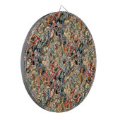 Fléchettes Cible de flechettes artistique Abstraite (Devant gauche)