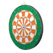 Fléchettes Cible de flechettes : Blanc, Orange Et Vert (Devant droit)