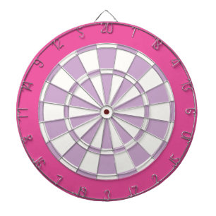 Fléchettes Cible de flechettes : Blanc, Violet Clair Et Rose