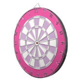Fléchettes Cible de flechettes : Blanc, Violet Clair Et Rose (Devant droit)