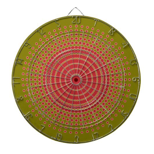 Fléchettes Cible de flechettes "Bullseye rouge" (Devant)