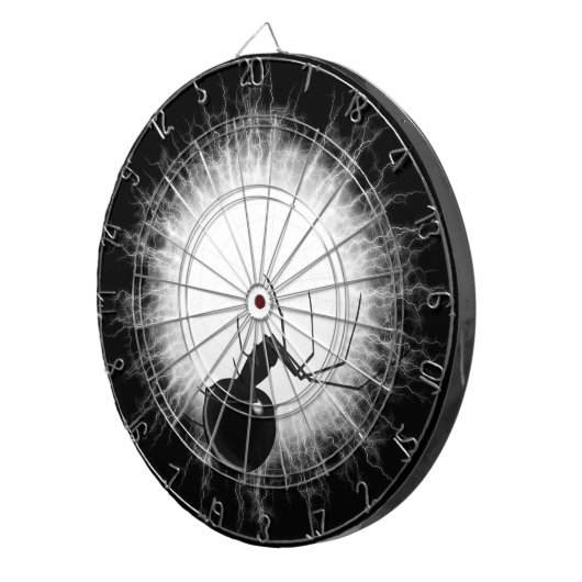 Fléchettes Cible de flechettes d'araignée noire (Devant droit)