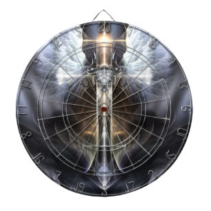 Fléchettes Cible de flechettes d'art fractal Heavenel Wing Cr