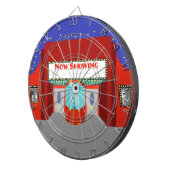 Fléchettes Cible de flechettes de cinéma rétro (Devant droit)