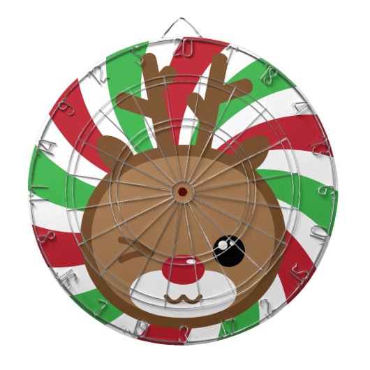 Fléchettes Cible de flechettes de Kawaii Reindeer (Devant)