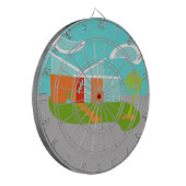 Fléchettes Cible de flechettes de la maison de dessin moderne (Devant gauche)