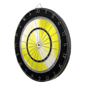 Fléchettes Cible de flechettes de régulation jaune (Devant droit)