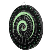 Fléchettes Cible de flechettes de régulation verte hypnotique (Devant droit)