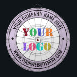 Fléchettes Cible de flechettes de texte du logo d'entreprise<br><div class="desc">Couleurs et polices personnalisées - Concevez vos propres tableaux de bord avec simple personnalisation de votre entreprise Logo et nom Site Web ou texte personnalisé Design professionnel Promotionnel Cible de flechettes / Cadeau - Ajouter votre logo - Image ou photo - QR Code / Nom - Entreprise / Site Web...</div>