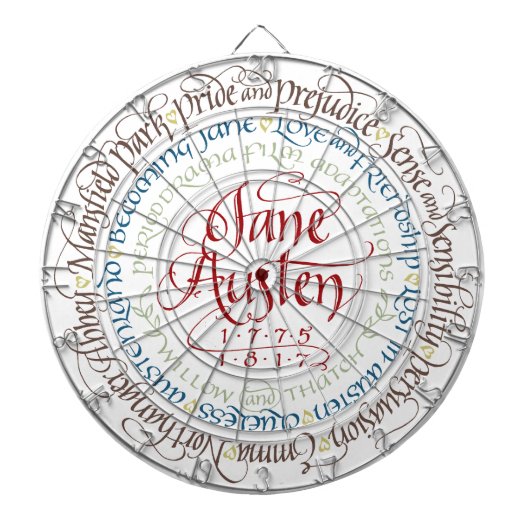 Fléchettes Cible de flechettes - drames de période de Jane (Devant)