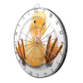 Fléchettes Cible de flechettes drôle avec Joyeux Canard Jaune (Devant droit)