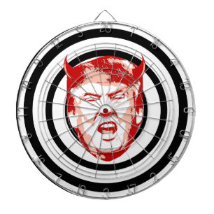 Fléchettes Cible de flechettes du diable Trump