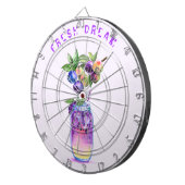 Fléchettes Cible de flechettes Fête Boisson Blueberry Frais T (Devant droit)