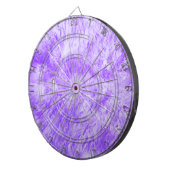 Fléchettes Cible de flechettes française de fourrure violette (Devant droit)