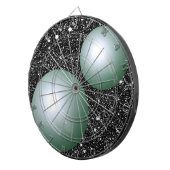 Fléchettes Cible de flechettes Geeky planétaire de cadeau de (Devant droit)