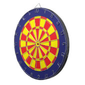 Fléchettes Cible de flechettes : Jaune, Rouge Et Bleu Marine (Devant droit)
