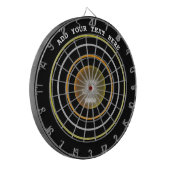 Fléchettes Cible de flechettes Orange Yellow Circles JK 2024 (Devant gauche)