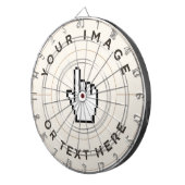 Fléchettes Cible de flechettes - Personnalisée (ajouter image (Devant droit)