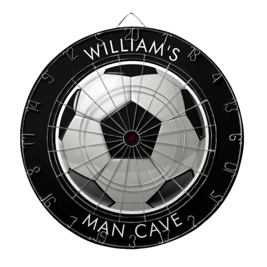 Fléchettes Cible de flechettes personnalisée du ballon de foo (Devant)