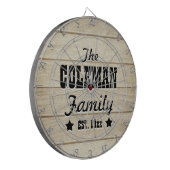 Fléchettes Cible de flechettes personnalisée du grain de bois (Devant gauche)