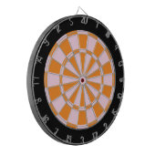 Fléchettes Cible de flechettes : Rose-clair, orange, et noir (Devant gauche)