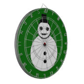 Fléchettes Cible de flechettes Snowman de Noël souriant (Devant gauche)