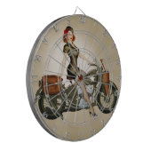 Fléchettes Cible de flechettes vintage de Pinup militaire (Devant gauche)