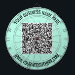 Fléchettes Code QR et texte personnalisé Cible de flechettes<br><div class="desc">Cibles de flechettes avec votre code QR et votre texte personnalisé Professionnel Nom professionnel Site Web Promotional Company Dartboard / Cadeau - Ajouter votre code QR - Image ou logo / Nom - Entreprise / Site Web ou E-mail ou Téléphone - Coordonnées / Adresse - Redimensionner et déplacer ou supprimer...</div>