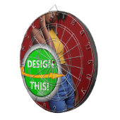 Fléchettes COOL ! Cible de flechettes - Dimensions de la régu (Devant droit)