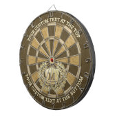 Fléchettes Couronne avec Cible de flechettes Bouclier (Devant droit)
