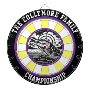 Fléchettes Crocodile dans la conception de lac cible