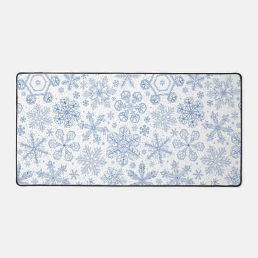 Fléchettes de neige grises sur blanc (Recto)