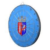 Fléchettes Drapeau de Tirana, Albanie Cible de flechettes (Devant droit)