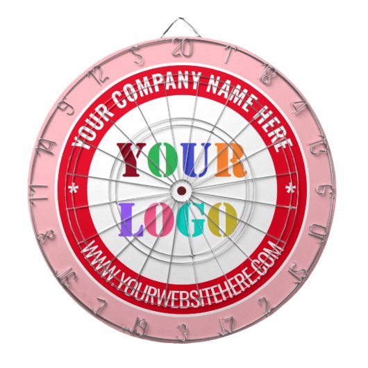 Fléchettes Exemple de Cible de flechettes de texte du logo d' (Devant)