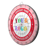 Fléchettes Exemple de Cible de flechettes de texte du logo d' (Devant droit)