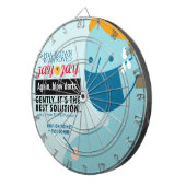 Fléchettes Fosses de souffle + Cible de flechettes (Devant droit)