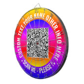 Fléchettes Informations d'analyse de code QR et Cible de flec (Devant droit)