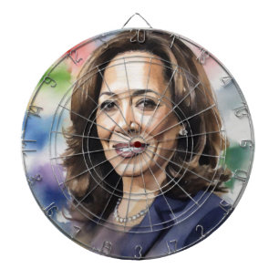 Fléchettes Kamala Dartboard Cible de flechettes républicaine