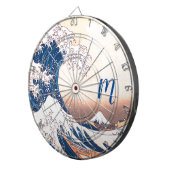 Fléchettes La Grande vague - Cible de flechettes artistique j (Devant droit)