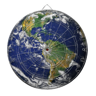 Fléchettes La TERRE de PLANÈTE de la cible de l'ESPACE